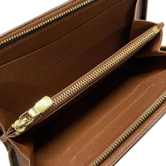 Auth LOUIS VUITTON Porte Monnaie Zip M61727 Monogram - TH0053 Long Wallet - Picture 6 of 14